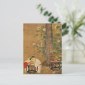 Chinesische Malerei von Su Han Chen Post Card Postkarte (Stehend Vorderseite)