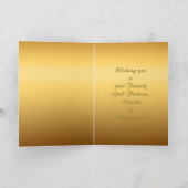 Chinesische Malerkaninchen Jahr 2023 Feiertagskarte (Innenseite)