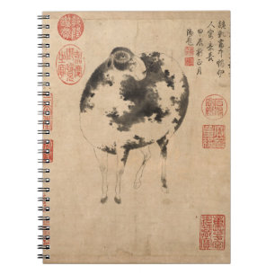 Chinesische Malermarmelade Lunar Jahr Zodiac SN Notizblock
