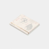 Chinesische Malkramme am Lunar Jahr Zodiac Postit Post-it Klebezettel (angewinkelt)