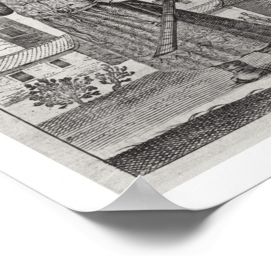 Chinesische Männer, eine allgemeine Beschreibung a Poster (Ecke)