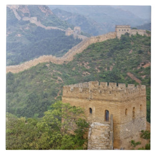 Chinesische Mauer bei Jinshanling, China. 2 Fliese