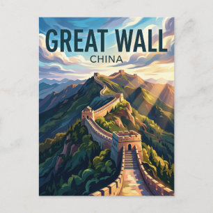 Chinesische Mauer China Postkarte