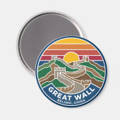 Chinesische Mauer Magnet (Vorderseite/Rückseite)
