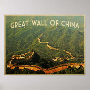 Chinesische Mauer Poster