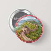 Chinesische Mauer-Taste Button (Vorne & Hinten)