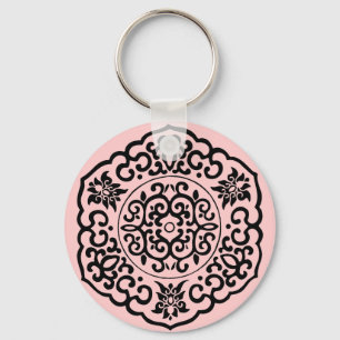 Chinesische Medallion zurück Schlüsselanhänger