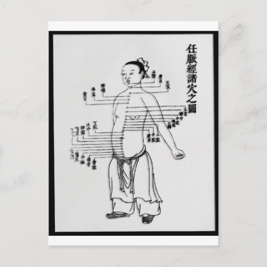 Chinesische Medizin Postkarte (Vorderseite)