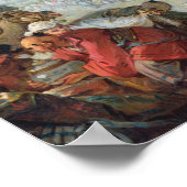 Chinesische Messe, c.1742 Poster (Ecke)