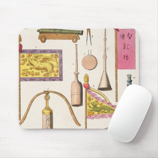 Chinesische Militärausrüstung, Illustration von Mousepad (Mit Mouse)