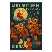 Chinesische Mitte-Herbst Festival Night 2025 Poster (Vorderseite)