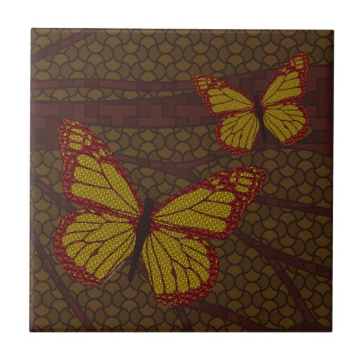 Chinesische Monarchtafel Fliese (Vorderseite)