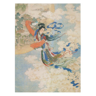 Chinesische Mond-Göttin-Tischdecke Tischdecke