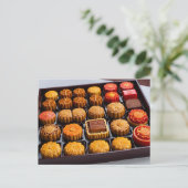 Chinesische Mondkuchen, Postüberquerung Postkarte (Stehend Vorderseite)