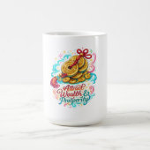 Chinesische Münzen Glücksbringer Kaffeetasse | Fen (Mittel)