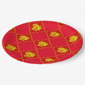 Chinesische Neujahrs Viel Glück Paper-Teller Pappteller (Schrägansicht)