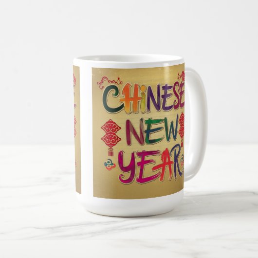 Chinesische Neujahrsänderung Kaffeetasse (VorderseiteRechts)