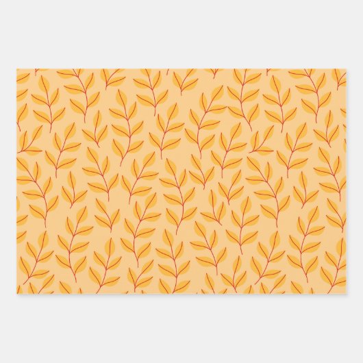 Chinesische Neujahrsfeier Party Wrapping Paper Geschenkpapier Set (Vorderseite 2)