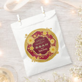 Chinesische Neujahrsgoldene Blume: Gong Hei Fat Ch Geschenktütchen (Ausgeschnitten)