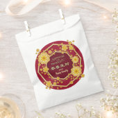 Chinesische Neujahrsgoldene Blume: Gong Hei Fat Ch Geschenktütchen (Ausgeschnitten)