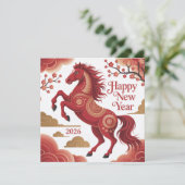 Chinesische Neujahrsgrüße (Stehend Vorderseite)