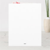 Chinesische Neujahrsgrüße aus dem Tigerjahr Karte (Rückseite)