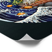 Chinesische Neujahrskatze Poster (Ecke)