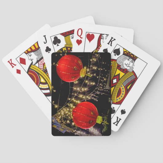 Chinesische Neujahrsklänge Spielkarten (Rückseite)