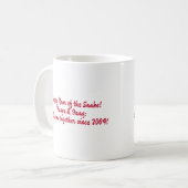 Chinesische Neujahrskollegen Kaffeetasse (Vorderseite Links)