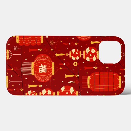 Chinesische Neujahrsleuchten Case-Mate iPhone Hülle (Rückseite (Horizontal))