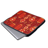 Chinesische Neujahrsleuchten Laptopschutzhülle (Vorne Knopf)