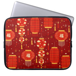 Chinesische Neujahrsleuchten Laptopschutzhülle
