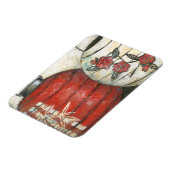 Chinesische Neujahrslinien mit Blumendruck Magnet (Linke Seite)