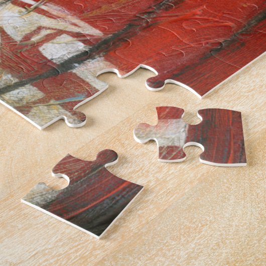 Chinesische Neujahrslinien mit Blumendruck Puzzle (Seite)