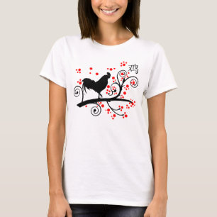 Chinesische Neujahrsreihe mit Baumbestand T-Shirt