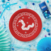 Chinesische Neujahrsschlange Pappteller (Party)