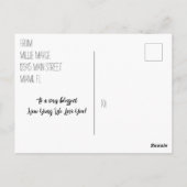 Chinesische Neujahrsschlangen Postkarte (Rückseite)