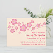 Chinesische Neujahrsspezifische Party Einladung (Stehend Vorderseite)