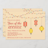 Chinesische Neujahrsspezifische Party Einladung (Vorne/Hinten)