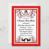 Chinesische Neujahrsveranstaltung und Einladung zu (Vorderseite)