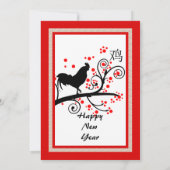 Chinesische Neujahrsveranstaltung und Einladung zu (Rückseite)