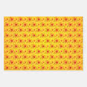 Chinesische Neujahrswolken Gold Red Pattern Geschenkpapier Set (Vorderseite 2)