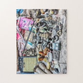 Chinesische Objekte Verstecktes Objekt Jigsaw Puzz Puzzle (Vertikal)