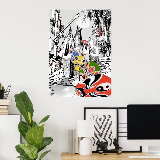 Chinesische Oper Poster (Heimbüro)