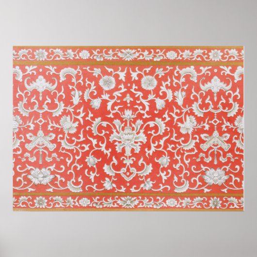 Chinesische Ornamente von Owen Jones Poster (Vorne)