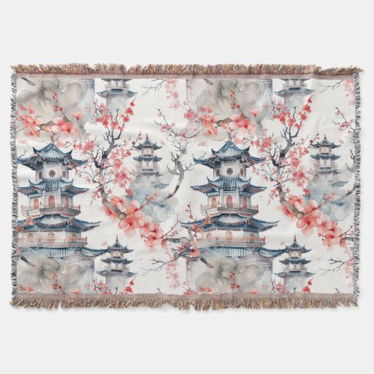 Chinesische Pagode mit Kirschblüten (4) Decke (Vorderseite)