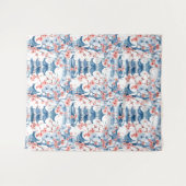 Chinesische Pagode mit Kirschblüten (5) Wandteppich (Vorderseite (Horizontal))