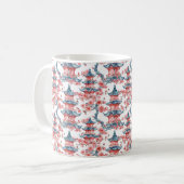 Chinesische Pagode mit Kirschblüten (6) Kaffeetasse (Vorderseite Links)