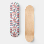 Chinesische Pagode mit Kirschblüten (6) Skateboard (Vorderseite)