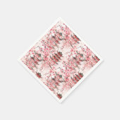 Chinesische Pagode mit Kirschblüten (7) Serviette (Ecke)